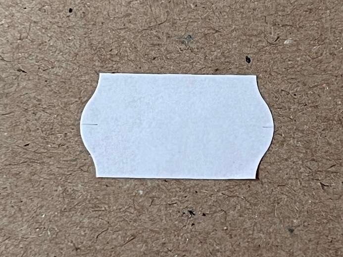 Blanko etiketten voor prijsapparaten